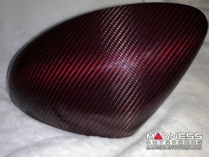 Alfa Romeo Giulia Mirror Covers - Carbon Fiber - Red Carbon - Feroce Carbon Alfa Romeo Giulia Mirror Covers - Carbon Fiber - Red Carbon - Feroce Carbon
